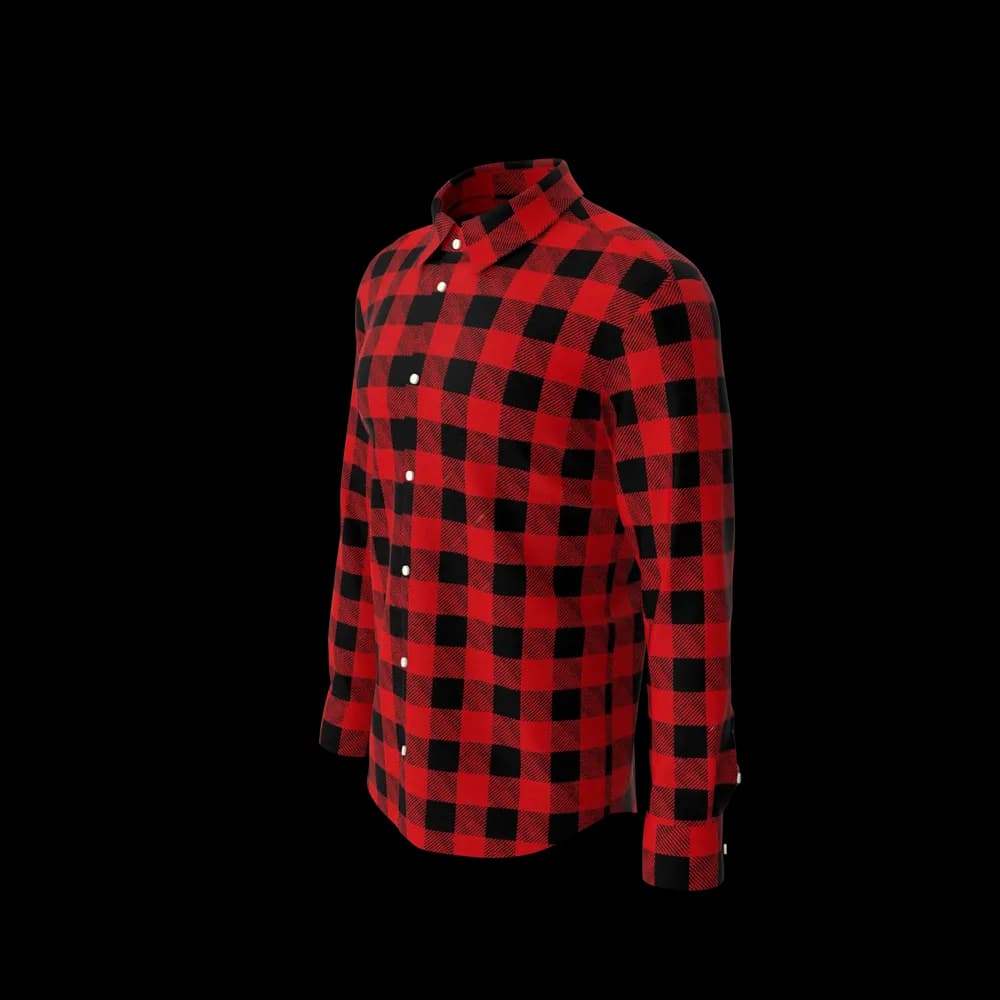 Man Plaid Shirt thumbnail 2
