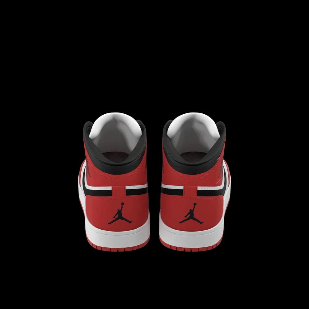 Nike Air Jordan 1 Red And Black thumbnail 3