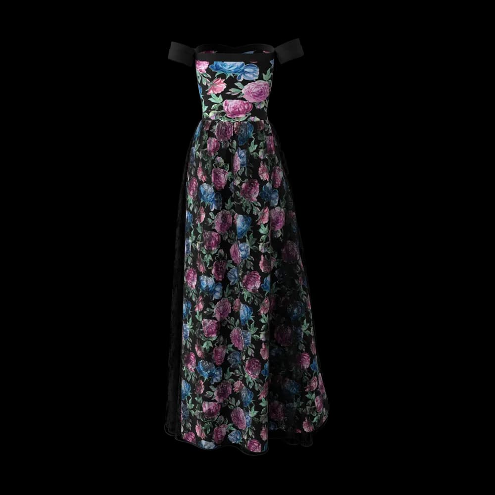 Black Women's Gown thumbnail 3