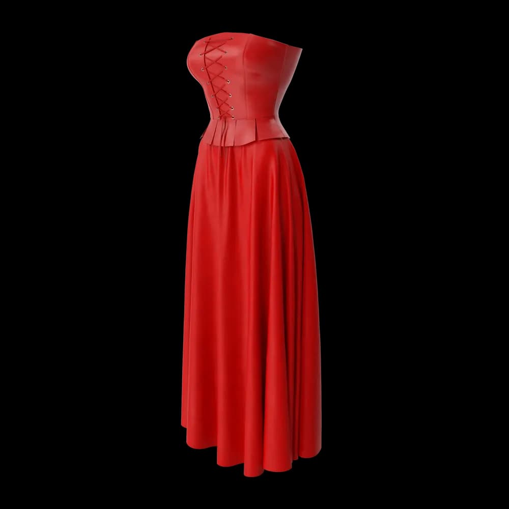 Corset Leather With Skirt thumbnail 2