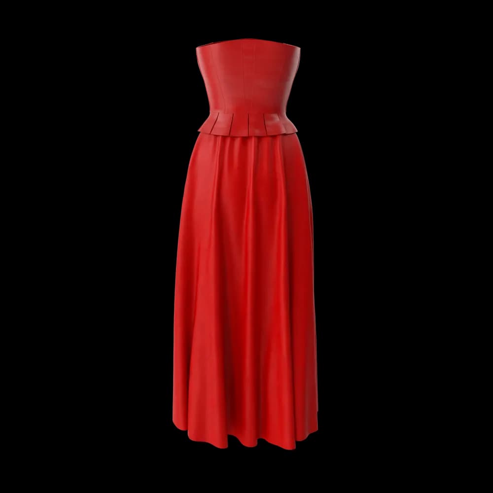 Corset Leather With Skirt thumbnail 3